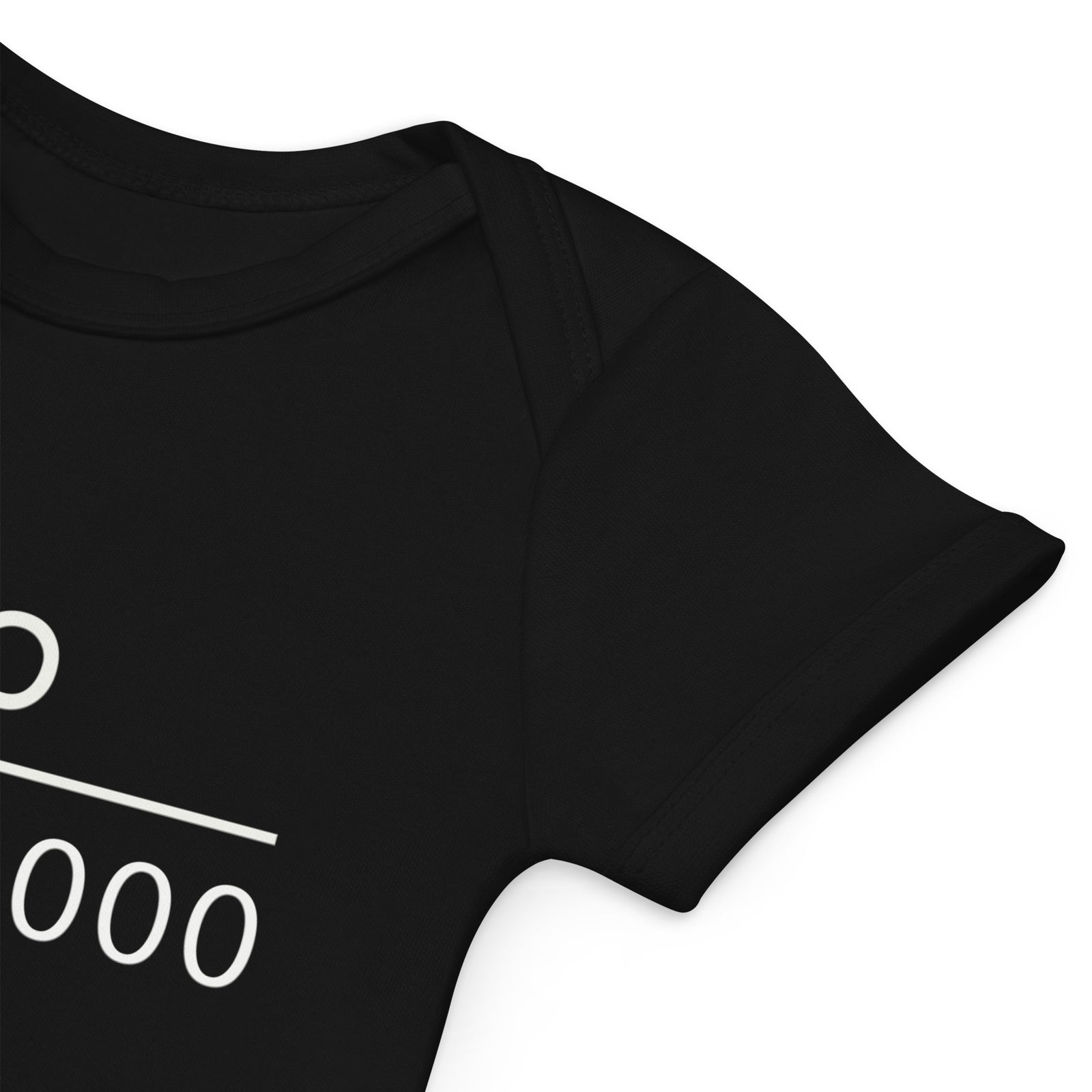 Infinity Divided by 21 Mio Bitcoin Babybody aus Bio-Baumwolle