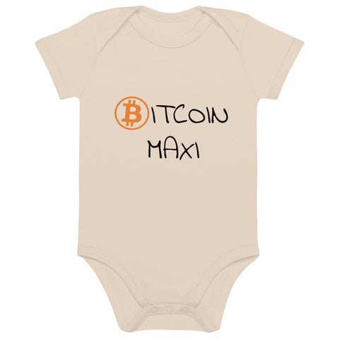 Bitcoin Maxi Organic Cotton Baby Bodysuit