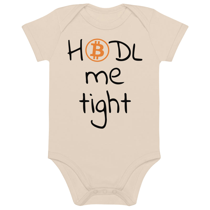 Bitcoin HODL Organic Cotton Baby Bodysuit