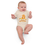 Running Bitcoin Organic Cotton Baby Bodysuit