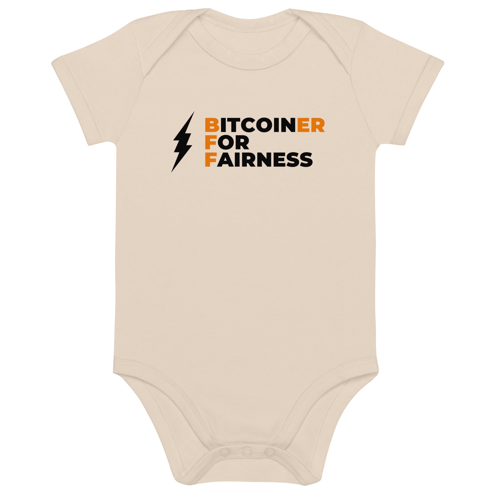 Bitcoiner For Fairness Organic Cotton Baby Bodysuit