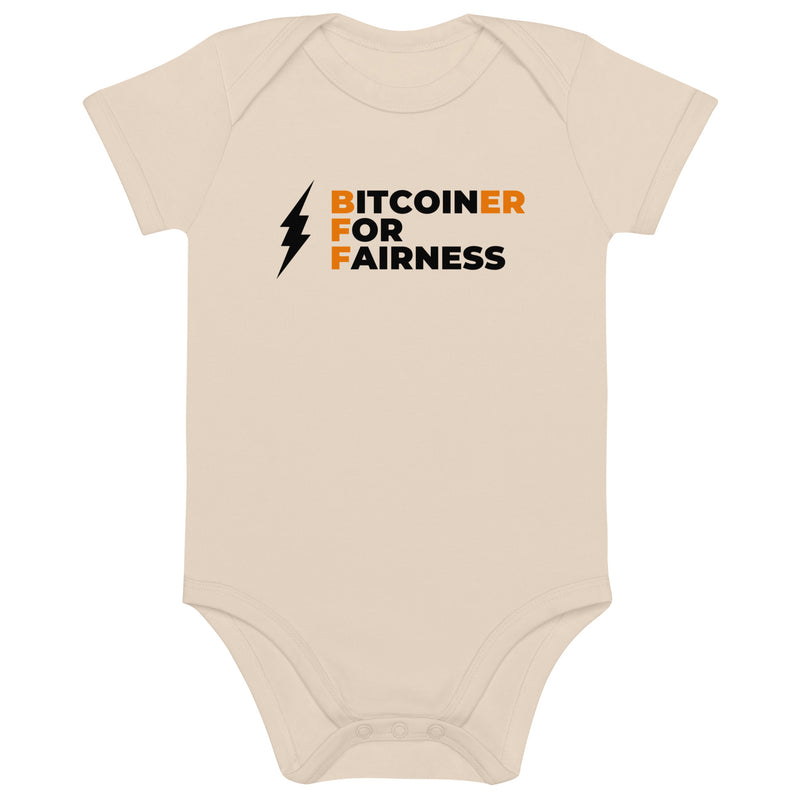 Bitcoiner For Fairness Organic Cotton Baby Bodysuit