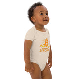Running Bitcoin Organic Cotton Baby Bodysuit