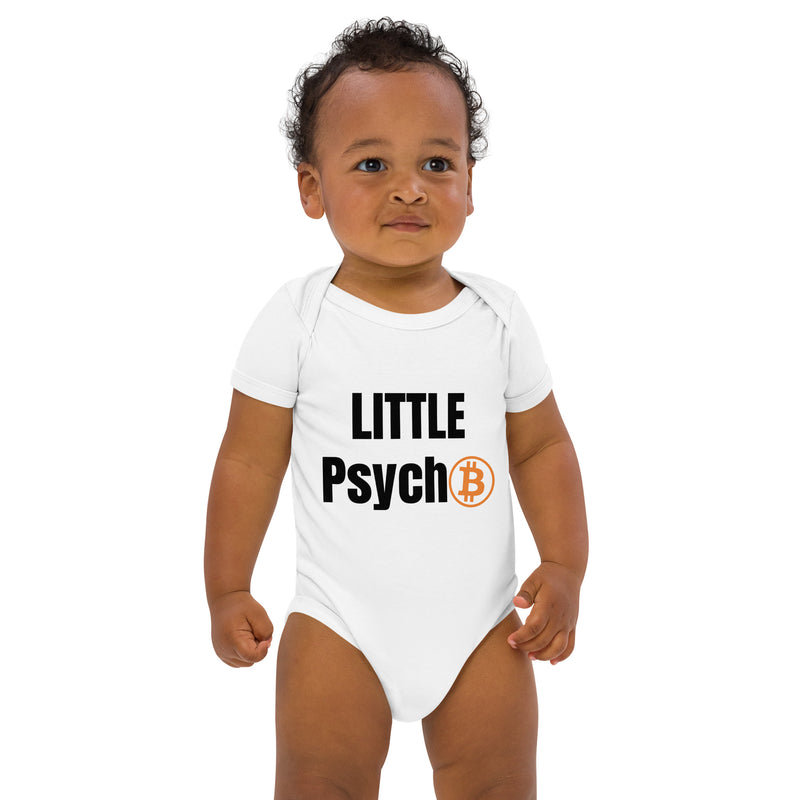 Bitcoin Family Psycho BABY Babybody aus Bio-Baumwolle