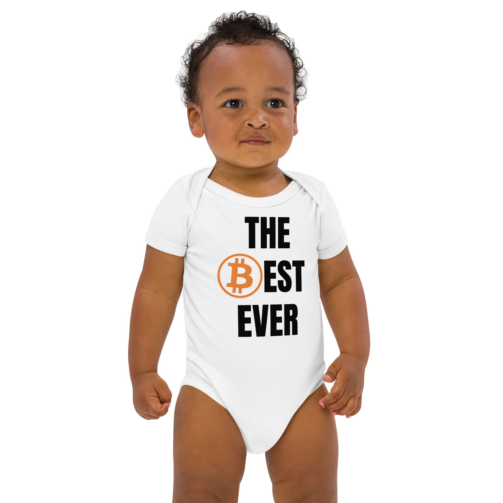 Bitcoin Family BABY Organic Cotton Baby Bodysuit