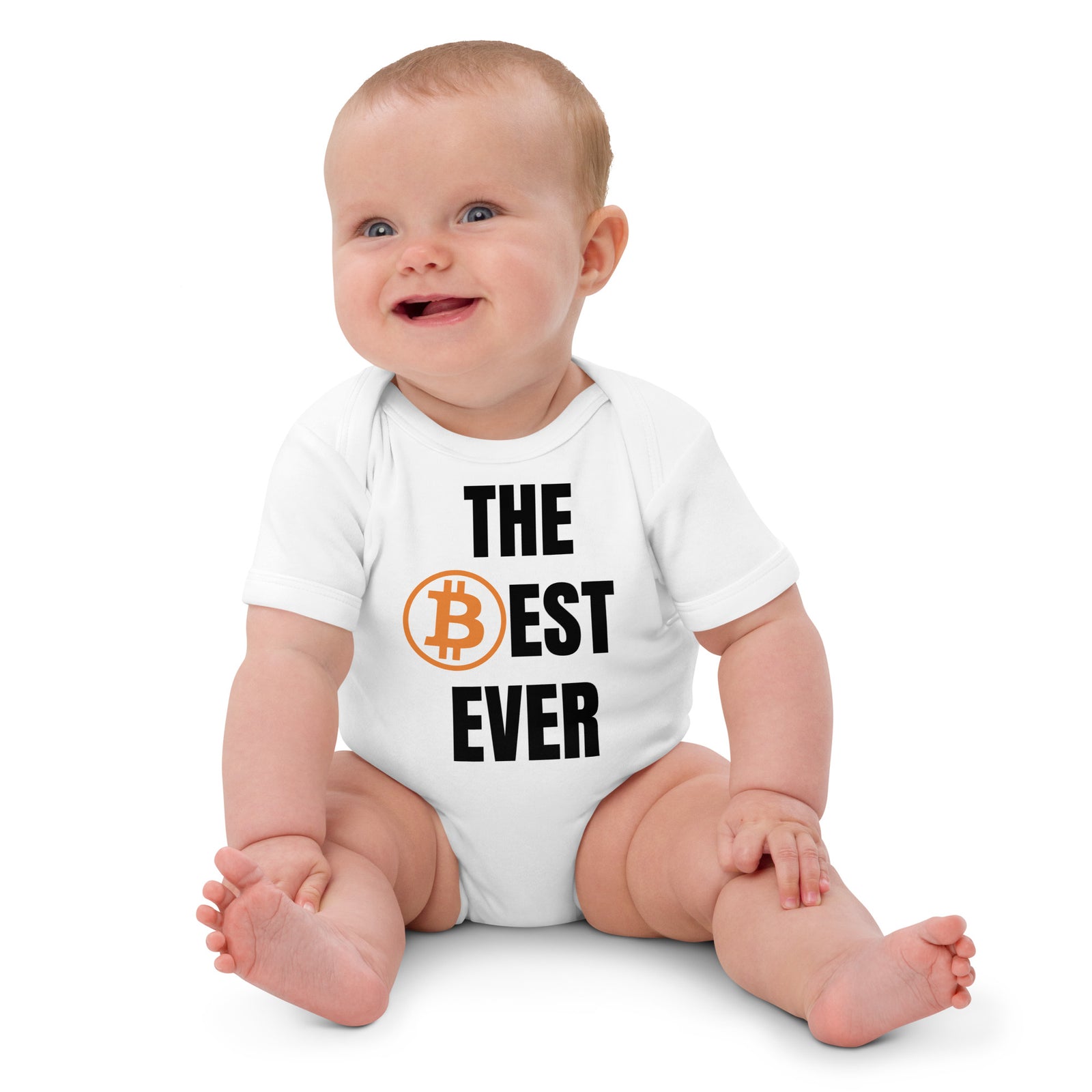 Bitcoin Family BABY Organic Cotton Baby Bodysuit