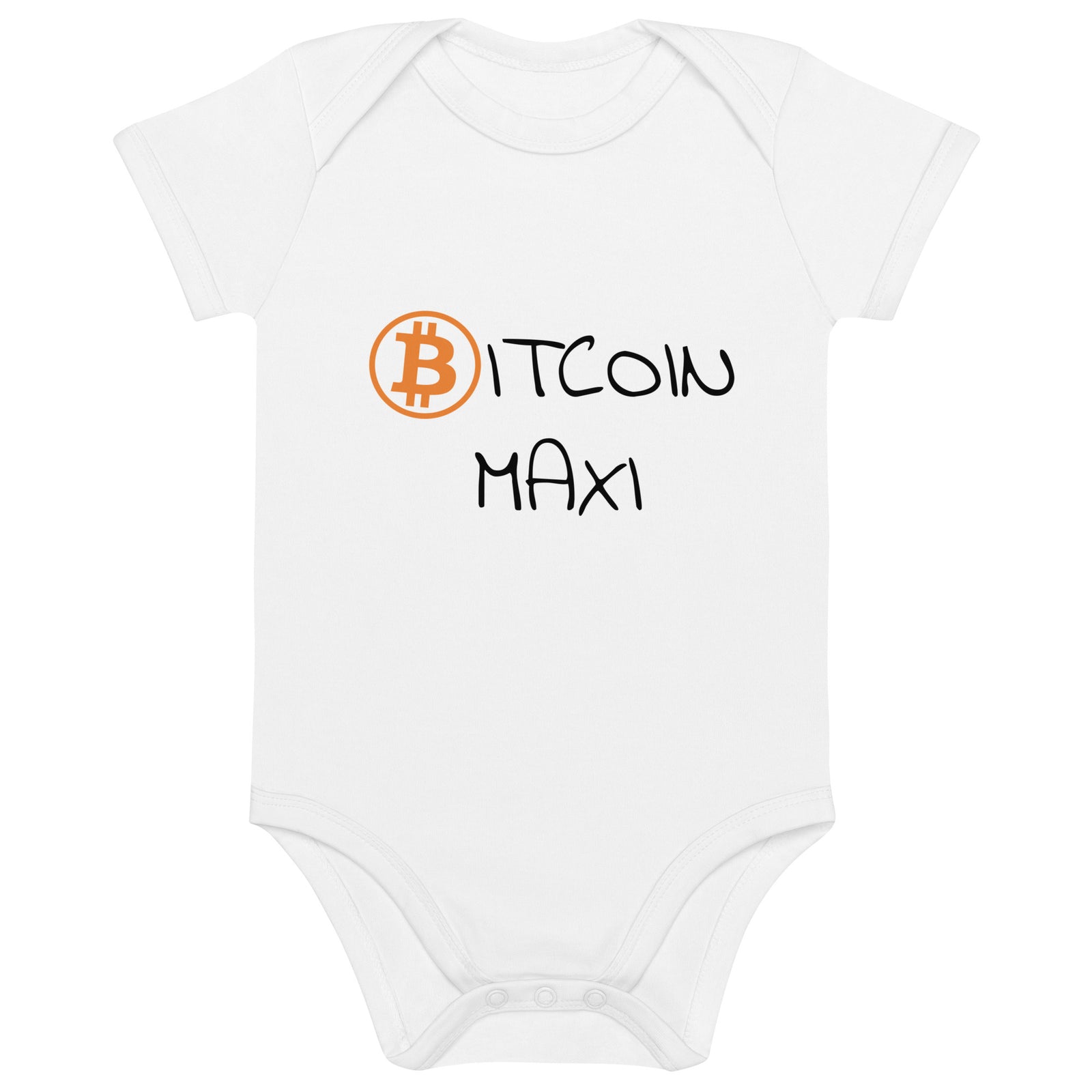 Bitcoin Maxi Organic Cotton Baby Bodysuit