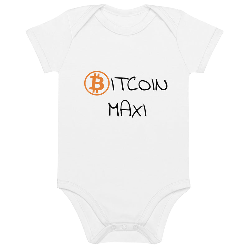 Bitcoin Maxi Organic Cotton Baby Bodysuit
