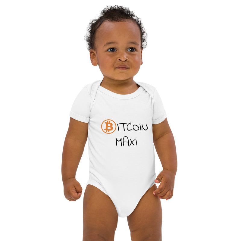 Bitcoin Maxi Organic Cotton Baby Bodysuit