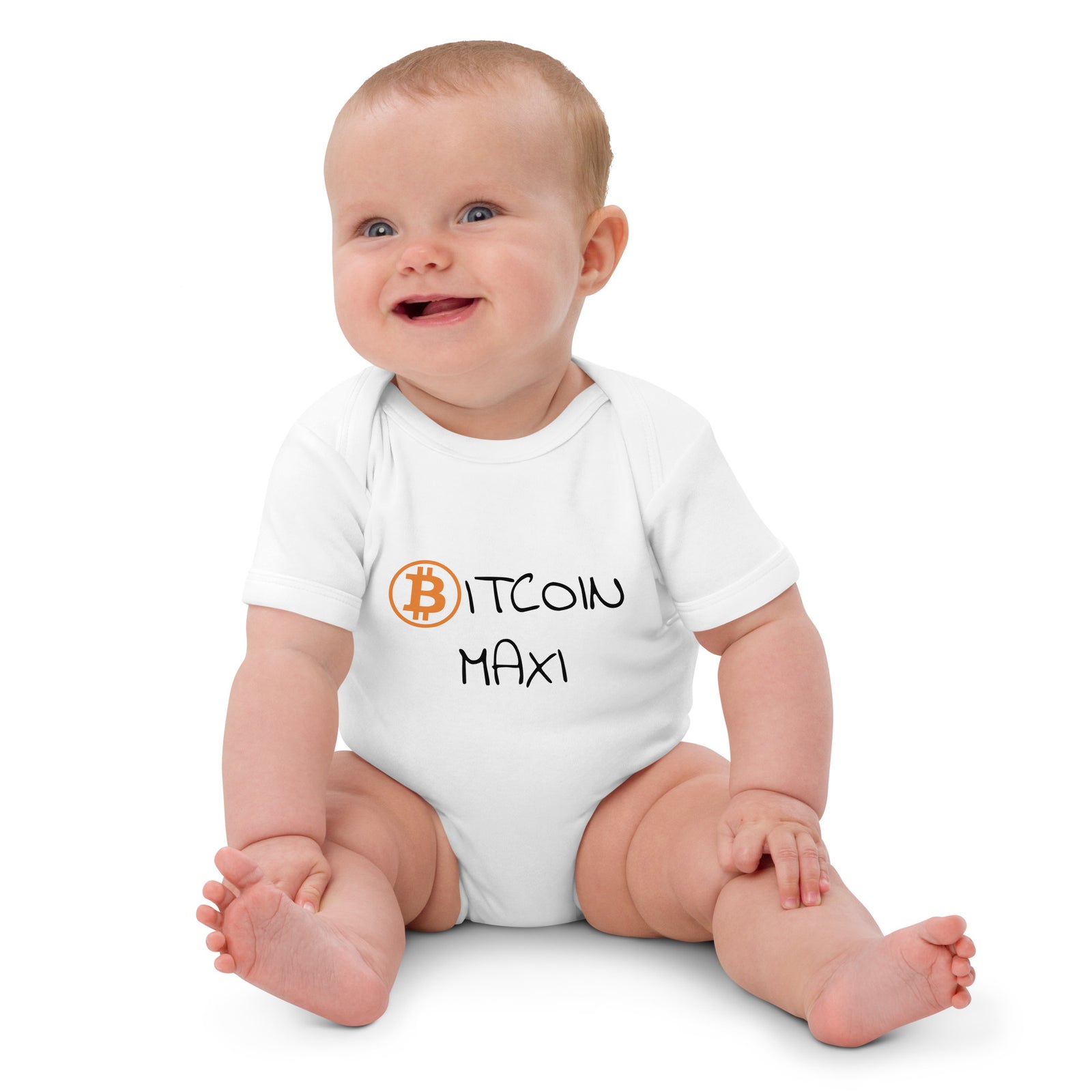 Bitcoin Maxi Organic Cotton Baby Bodysuit