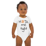 Bitcoin HODL Organic Cotton Baby Bodysuit