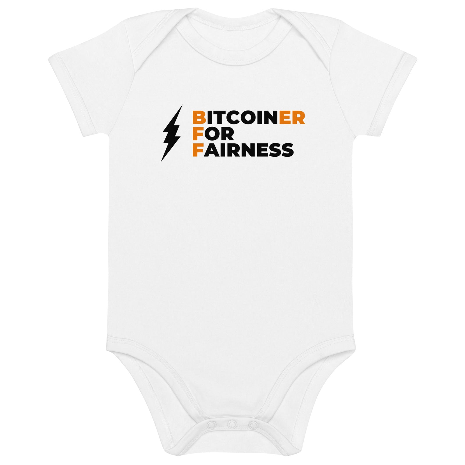 Bitcoiner For Fairness Organic Cotton Baby Bodysuit