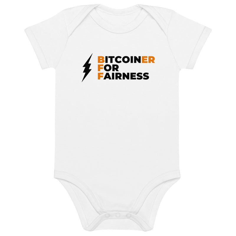 Bitcoiner For Fairness Organic Cotton Baby Bodysuit