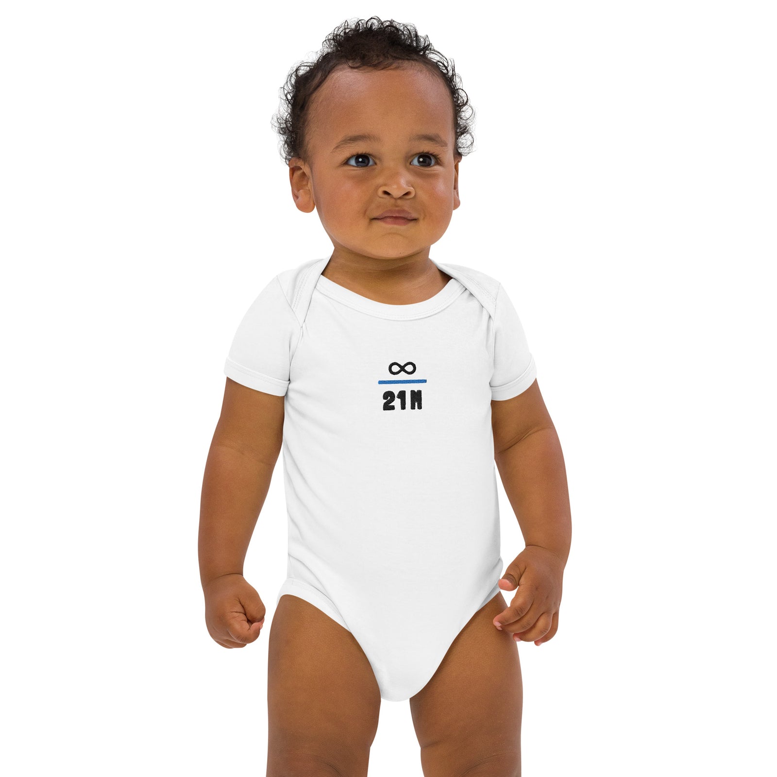 Infinity Divided by 21 Mio Knut Svanholm Organic Cotton Baby Bodysuit