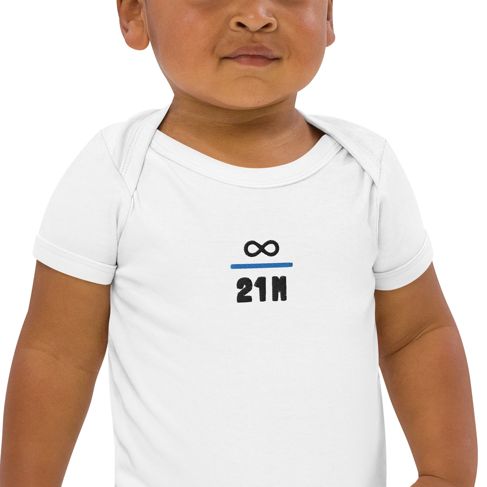 Infinity Divided by 21 Mio Knut Svanholm Organic Cotton Baby Bodysuit