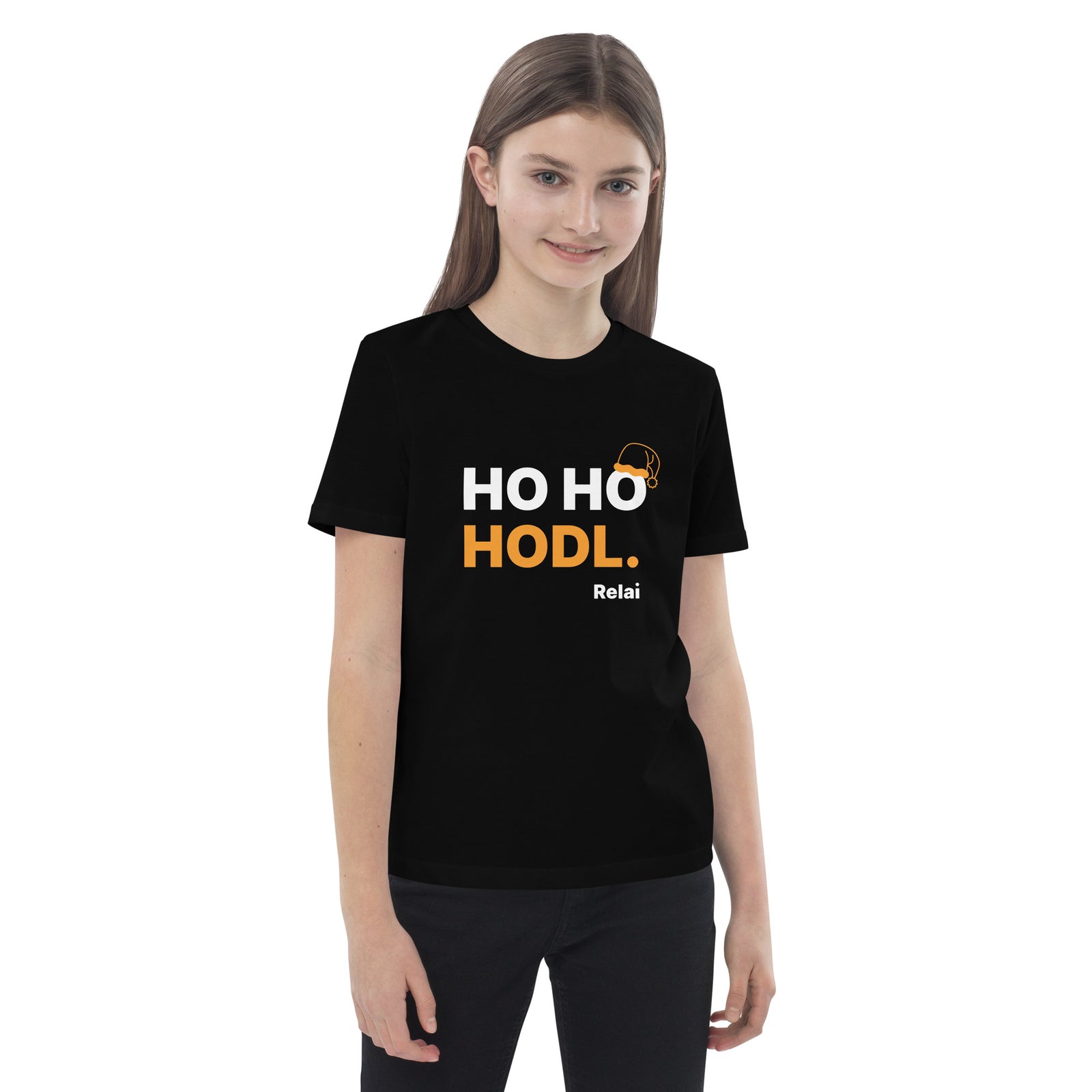 Relai HoHoHODL Organic Cotton Kids Bitcoin T-Shirt