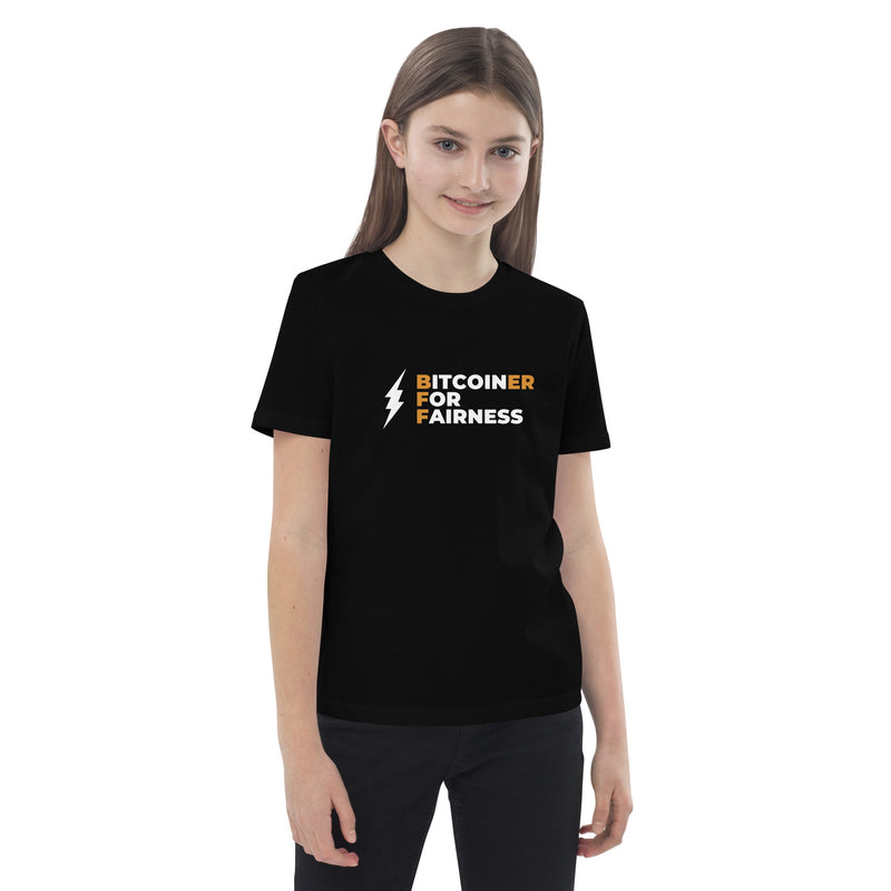 Bitcoiner For Fairness Organic Cotton Kids Bitcoin T-Shirt