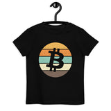 Bitcoin Retro Kinder T-Shirt aus Bio-Baumwolle