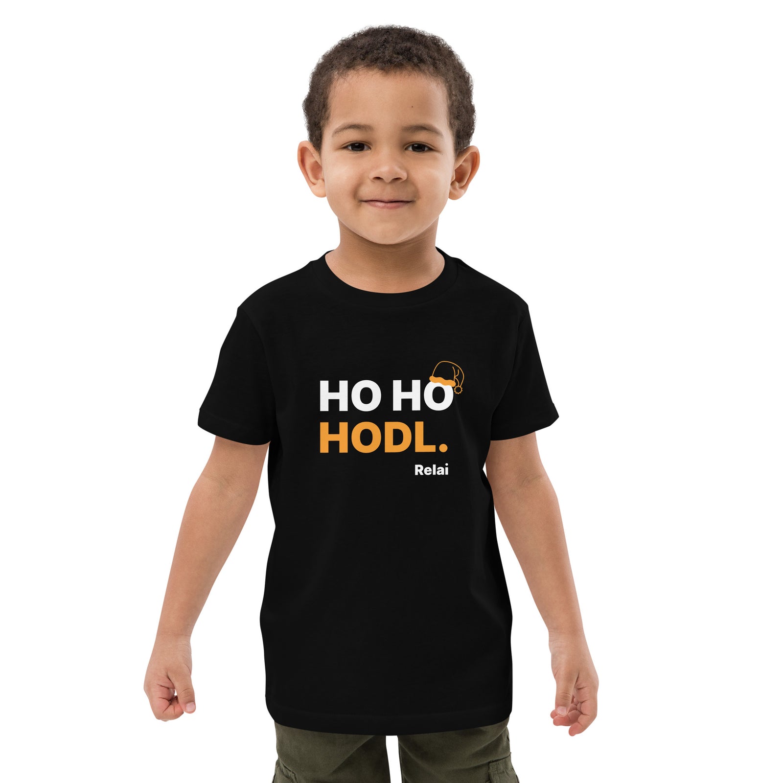 Relai HoHoHODL Organic Cotton Kids Bitcoin T-Shirt