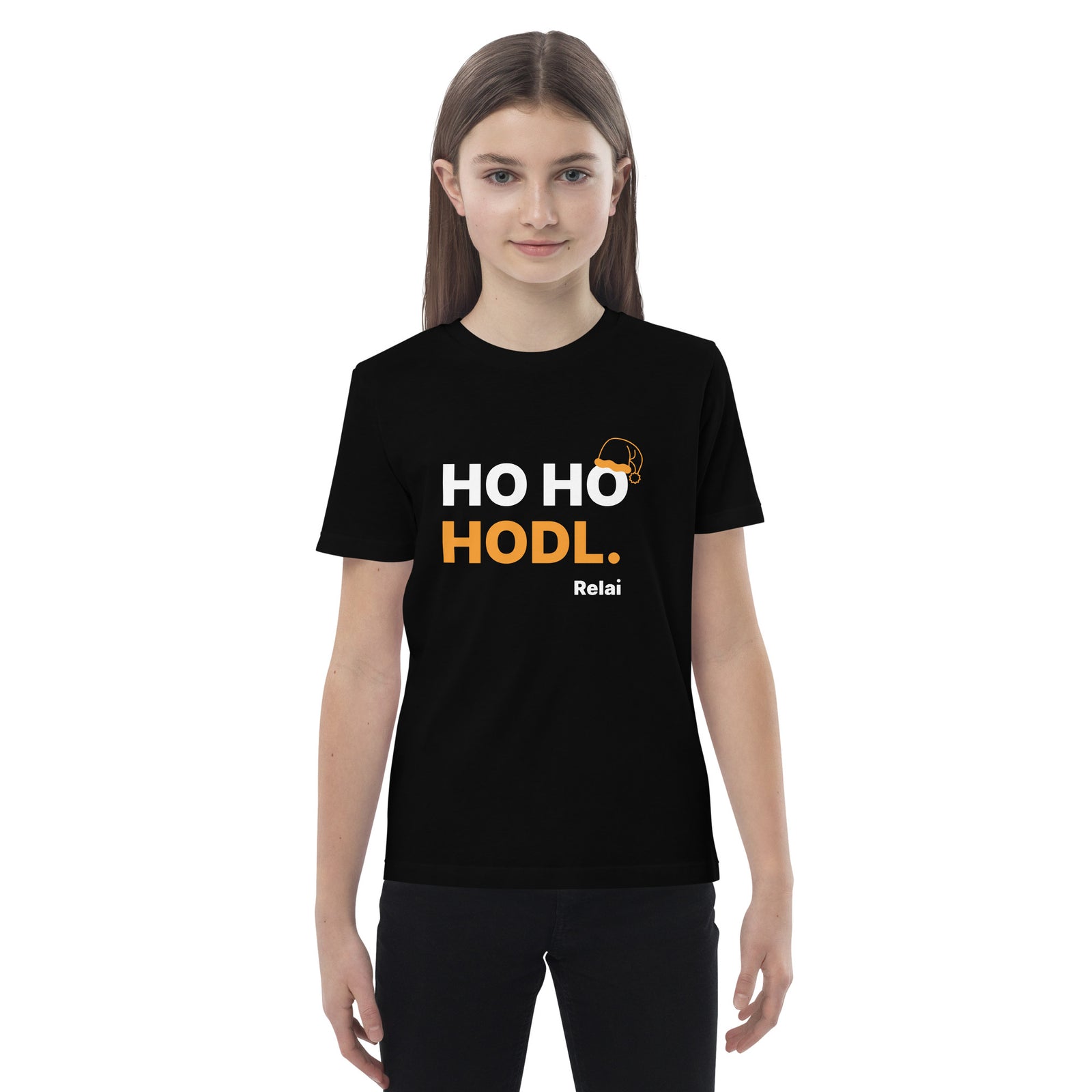 Relai HoHoHODL Organic Cotton Kids Bitcoin T-Shirt
