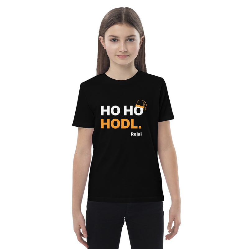 Relai HoHoHODL Organic Cotton Kids Bitcoin T-Shirt