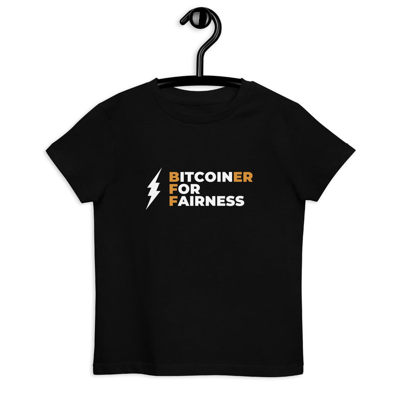 Bitcoiner For Fairness Organic Cotton Kids Bitcoin T-Shirt