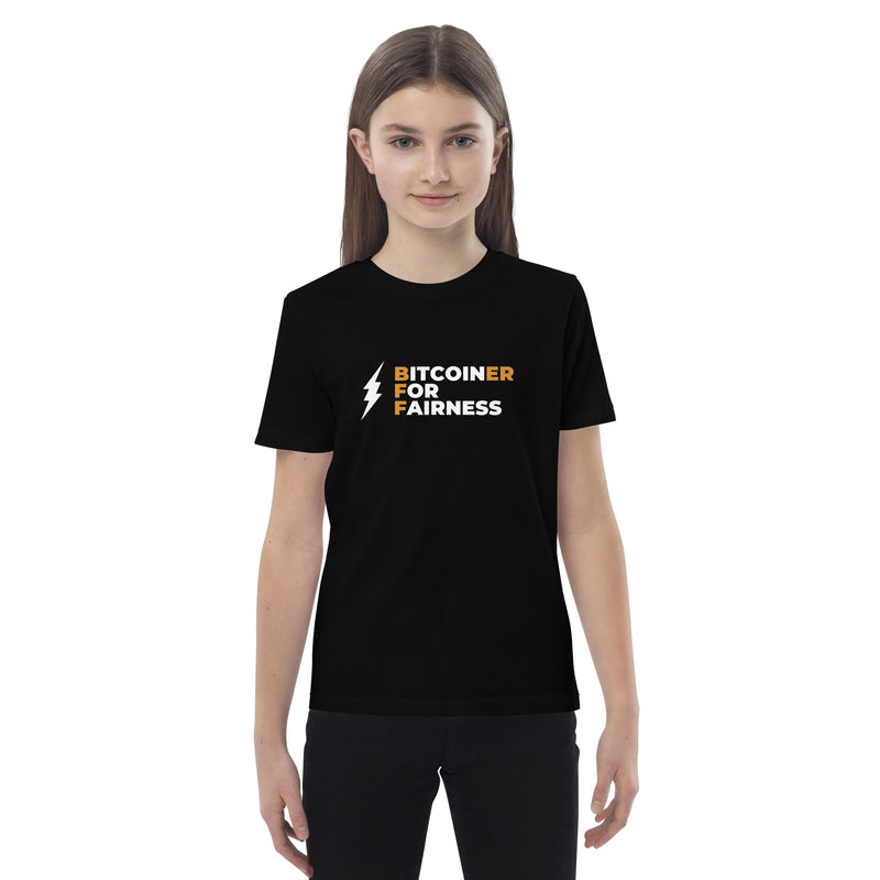 Bitcoiner For Fairness Organic Cotton Kids Bitcoin T-Shirt