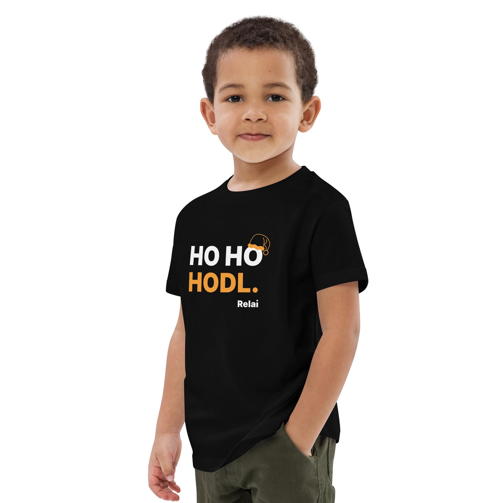 Relai HoHoHODL Organic Cotton Kids Bitcoin T-Shirt