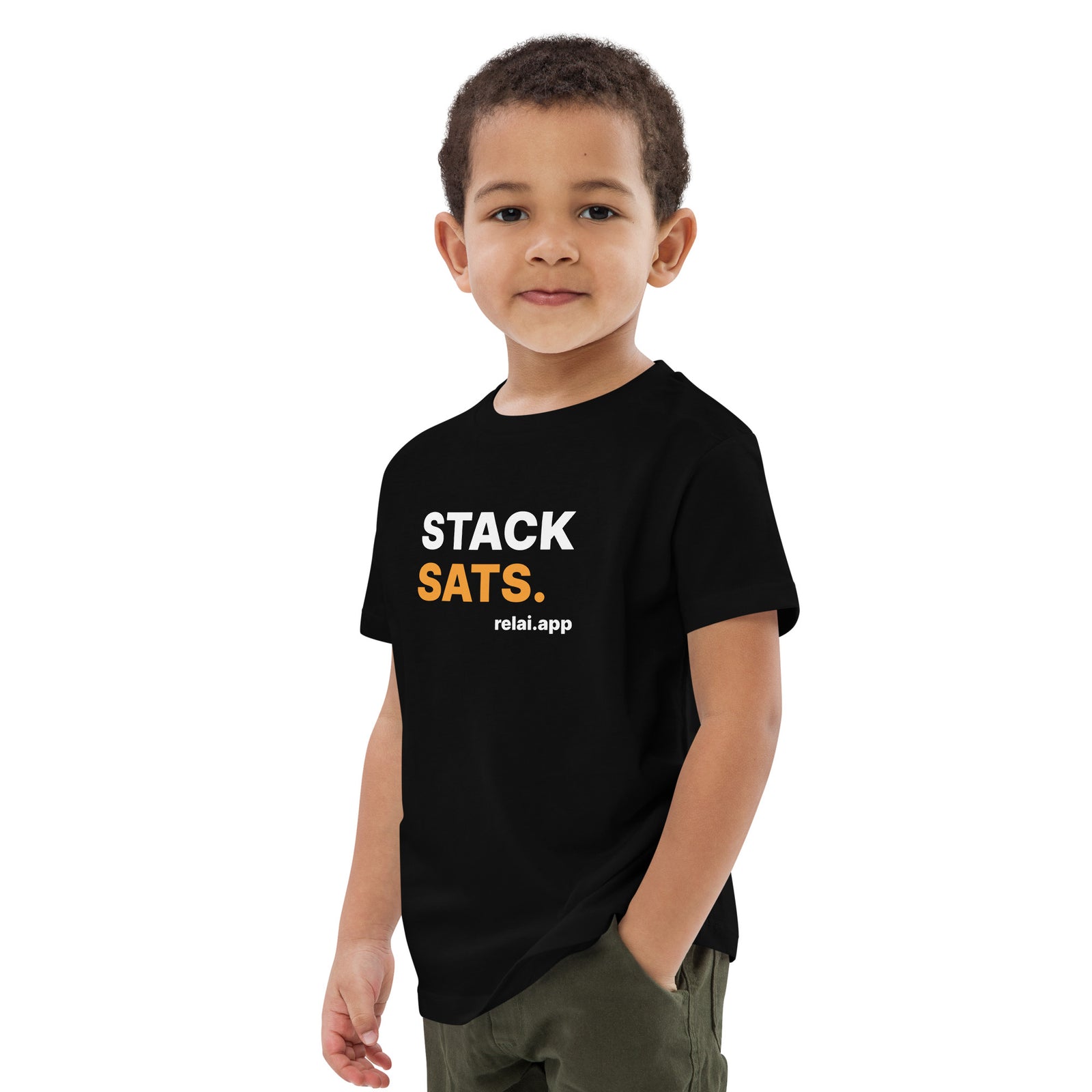 Relai Organic Cotton Kids Bitcoin T-Shirt