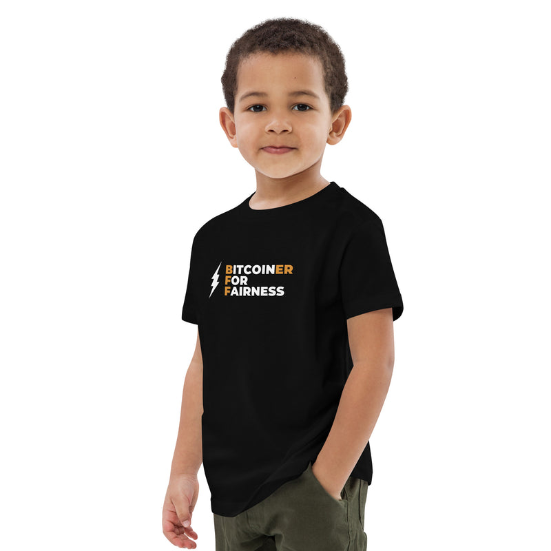 Bitcoiner For Fairness Organic Cotton Kids Bitcoin T-Shirt