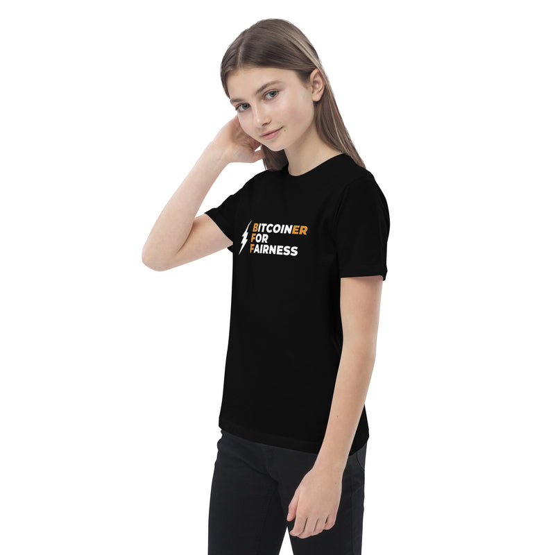 Bitcoiner For Fairness Organic Cotton Kids Bitcoin T-Shirt