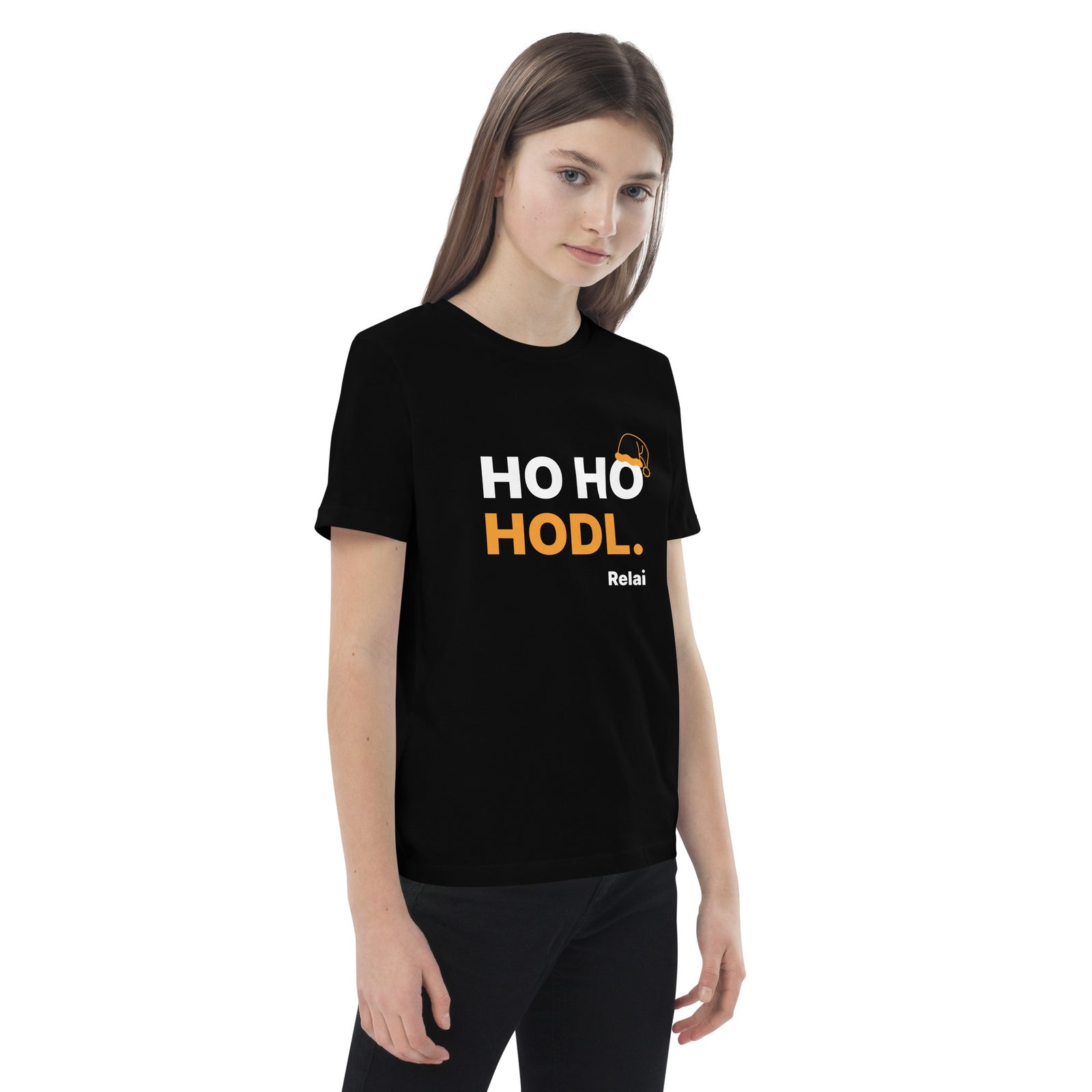 Relai HoHoHODL Organic Cotton Kids Bitcoin T-Shirt