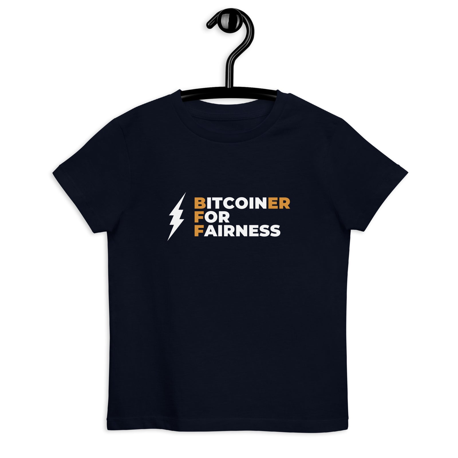 Bitcoiner For Fairness Organic Cotton Kids Bitcoin T-Shirt