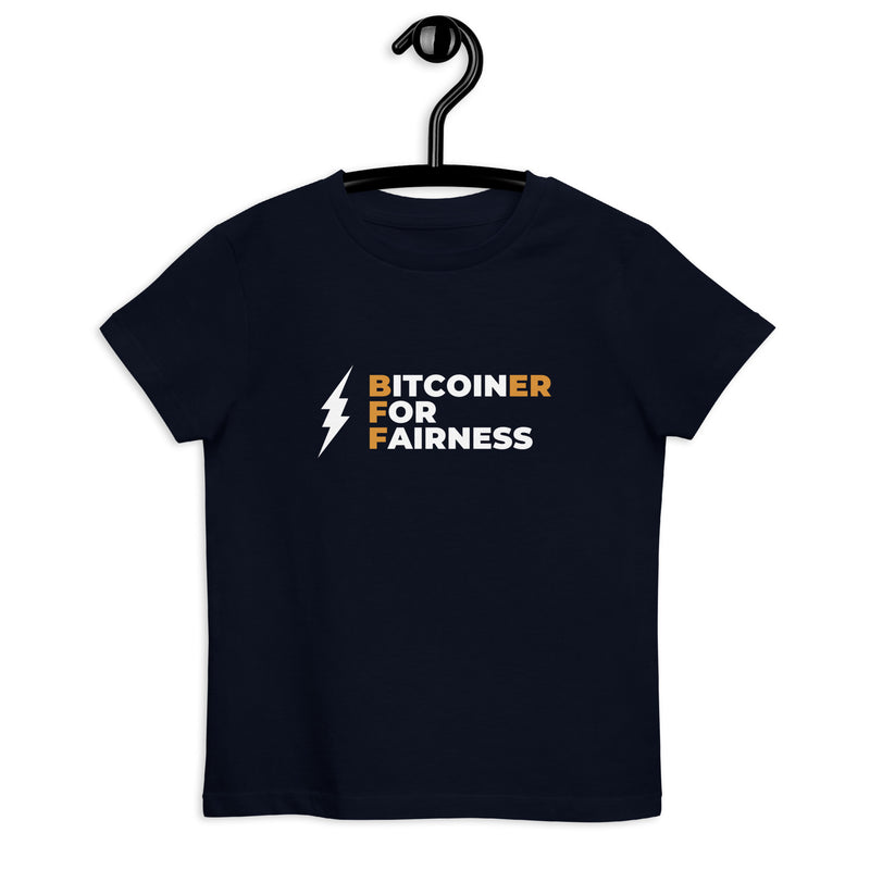 Bitcoiner For Fairness Organic Cotton Kids Bitcoin T-Shirt