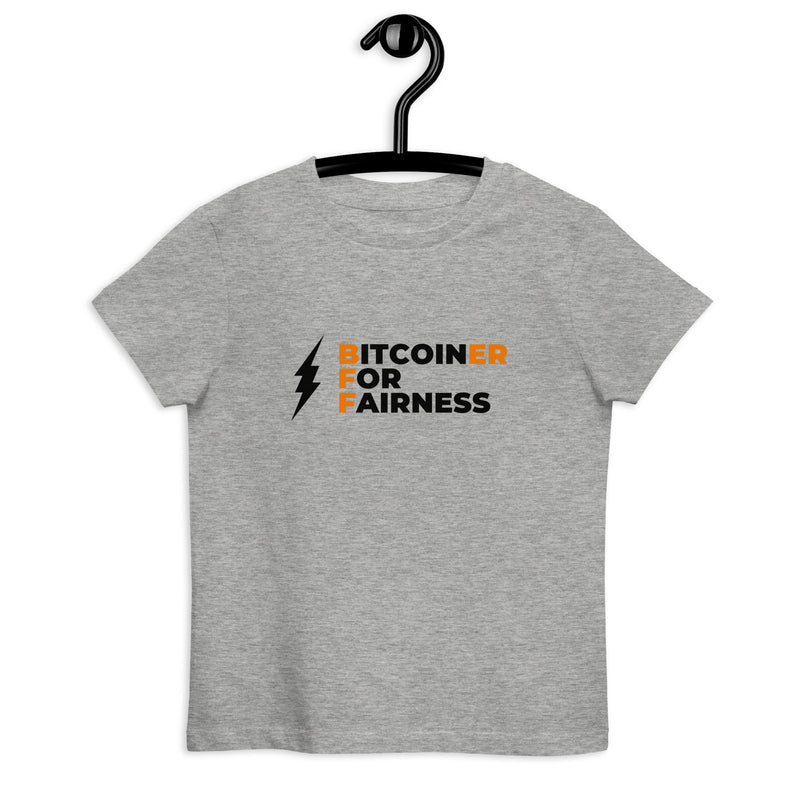 Bitcoiner For Fairness Organic Cotton Kids Bitcoin T-Shirt