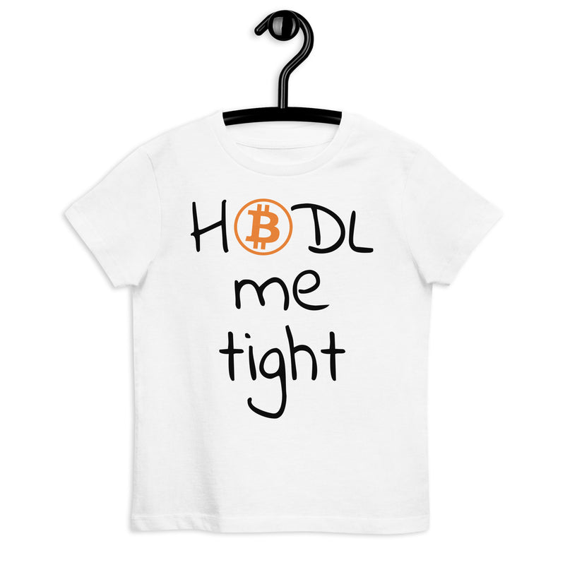 Bitcoin HODL Kinder T-Shirt aus Bio-Baumwolle