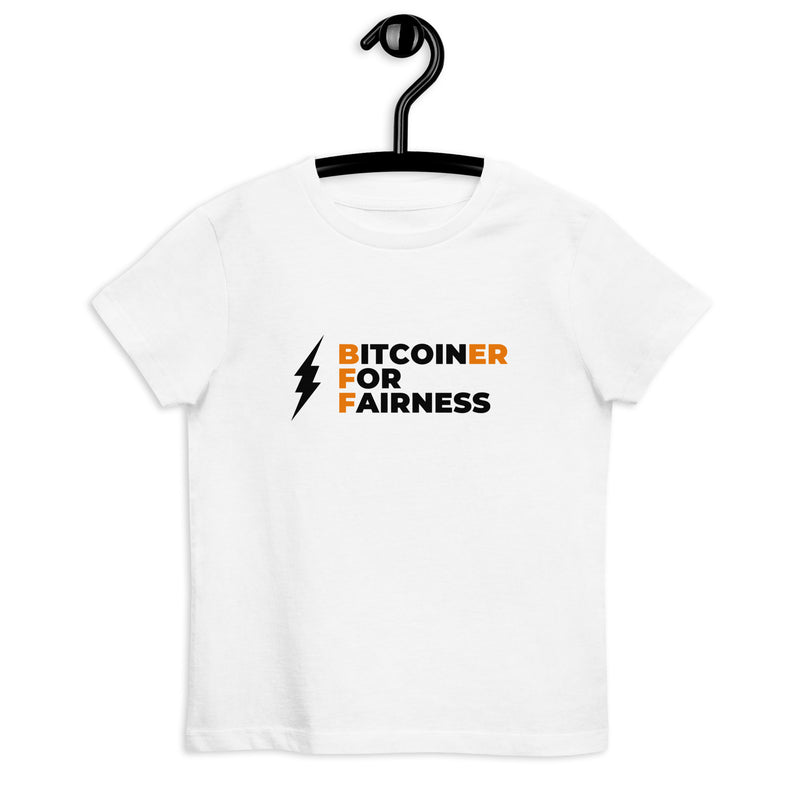 Bitcoiner For Fairness Organic Cotton Kids Bitcoin T-Shirt