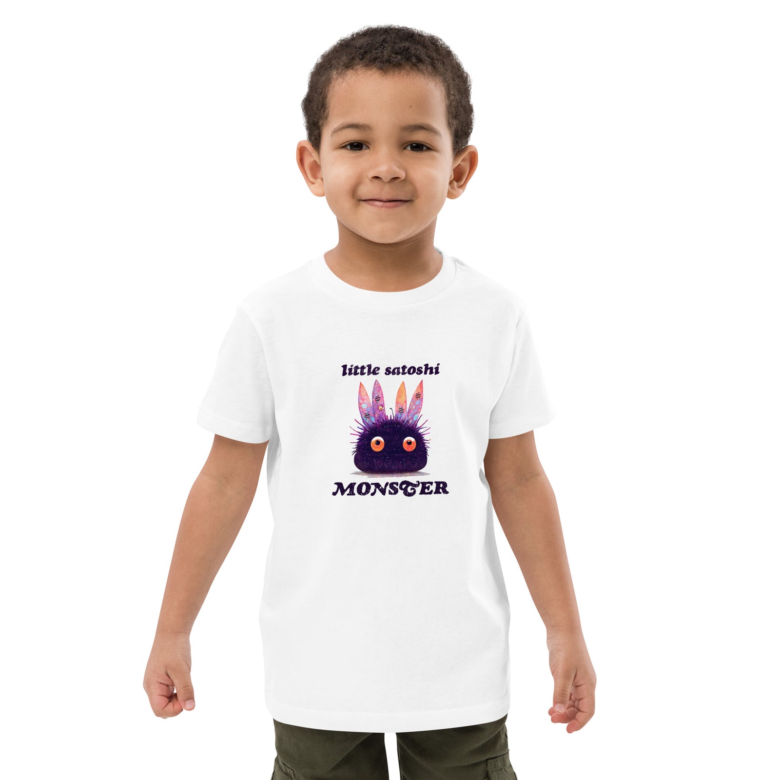 KaffeeSATS Organic Cotton Kids Bitcoin T-Shirt