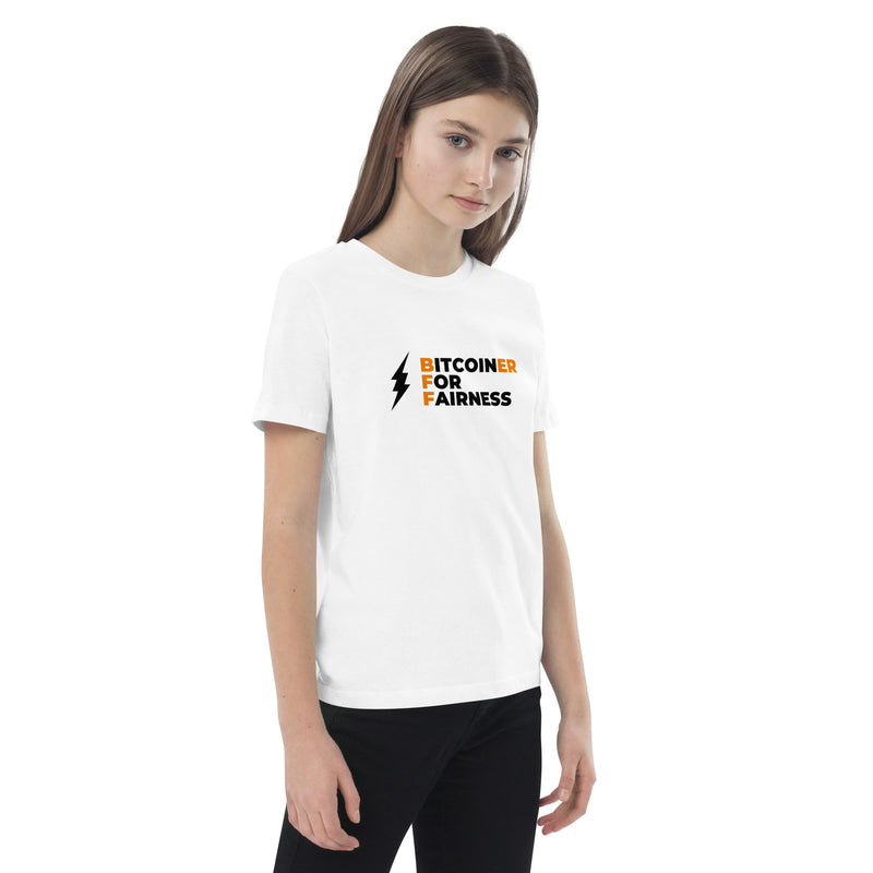 Bitcoiner For Fairness Organic Cotton Kids Bitcoin T-Shirt