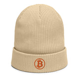 Bitcoin Miami Gerippte Bio-Baumwolle Mütze