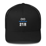 Infinity Divided by 21 Mio Knut Svanholm Structured & Meshed Back Trucker Cap