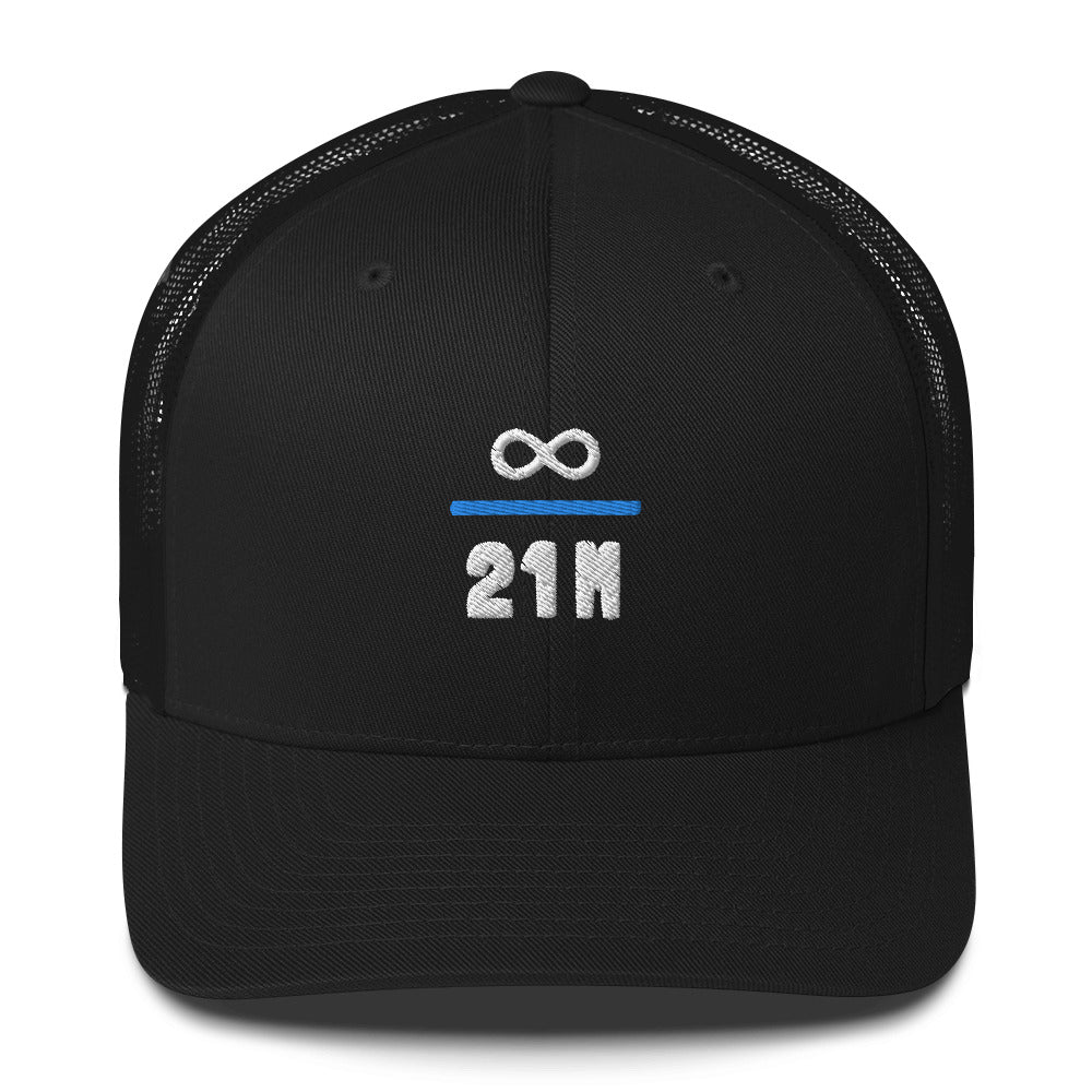 Infinity Divided by 21 Mio Knut Svanholm Structured & Meshed Back Trucker Cap