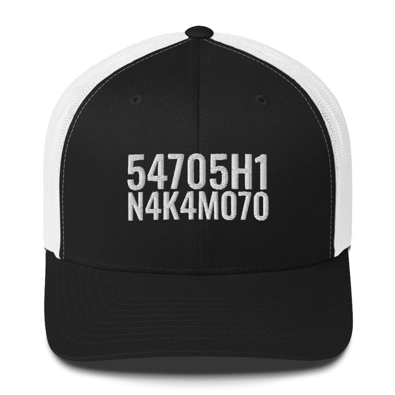 Satoshi Nakamoto Structured & Meshed Back Trucker Cap