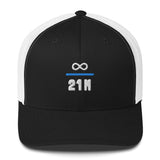 Infinity Divided by 21 Mio Knut Svanholm Structured & Meshed Back Trucker Cap