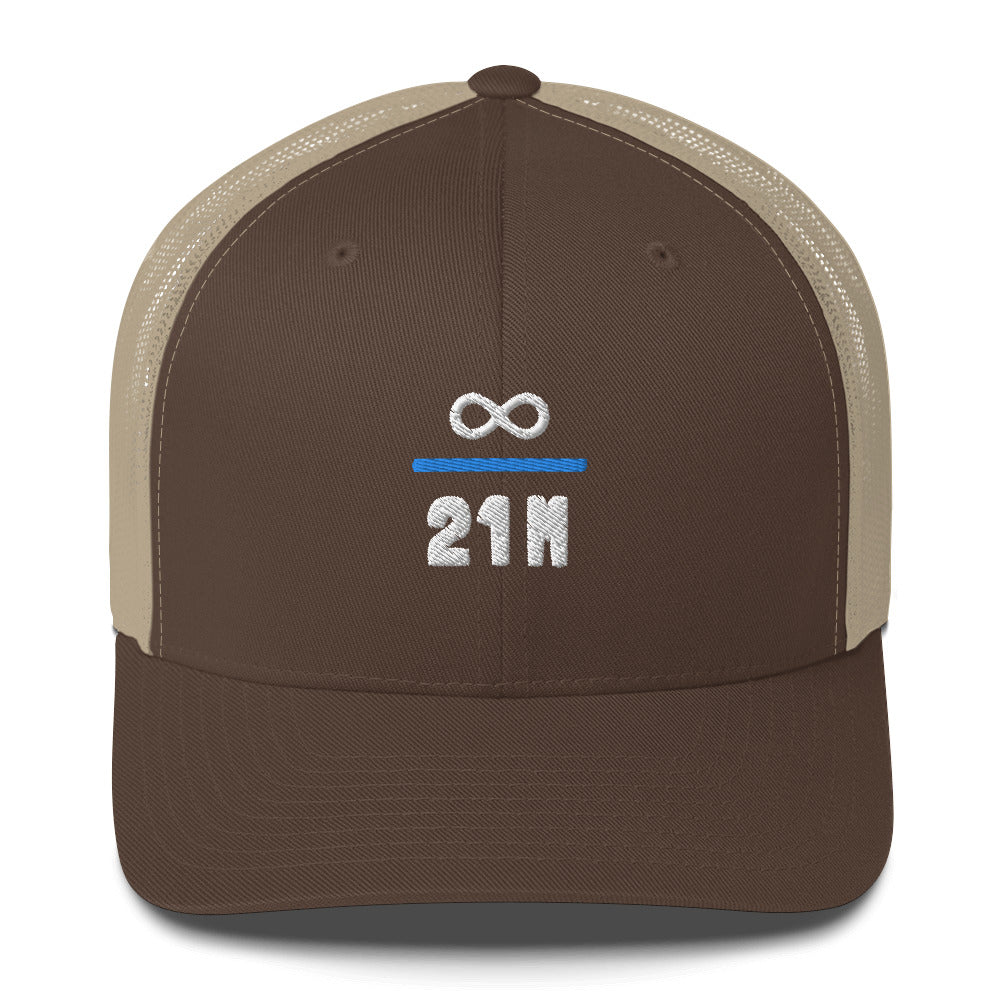 Infinity Divided by 21 Mio Knut Svanholm Structured & Meshed Back Trucker Cap
