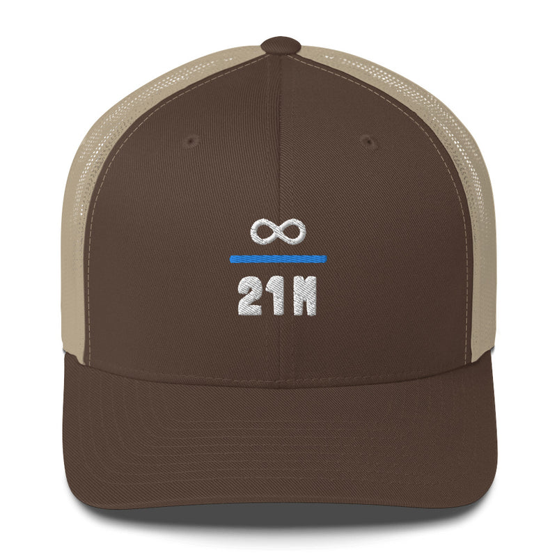 Infinity Divided by 21 Mio Knut Svanholm Structured & Meshed Back Trucker Cap