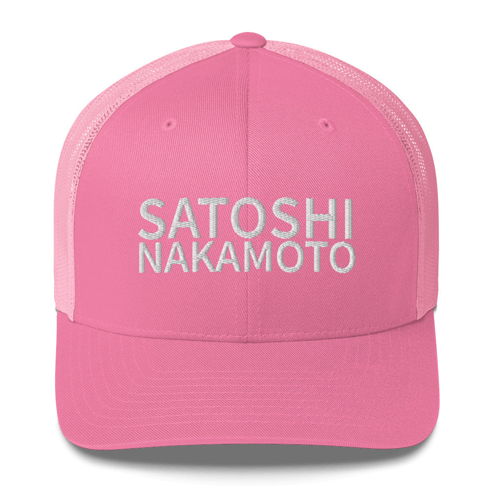 Satoshi Nakamoto Structured & Meshed Back Trucker Cap