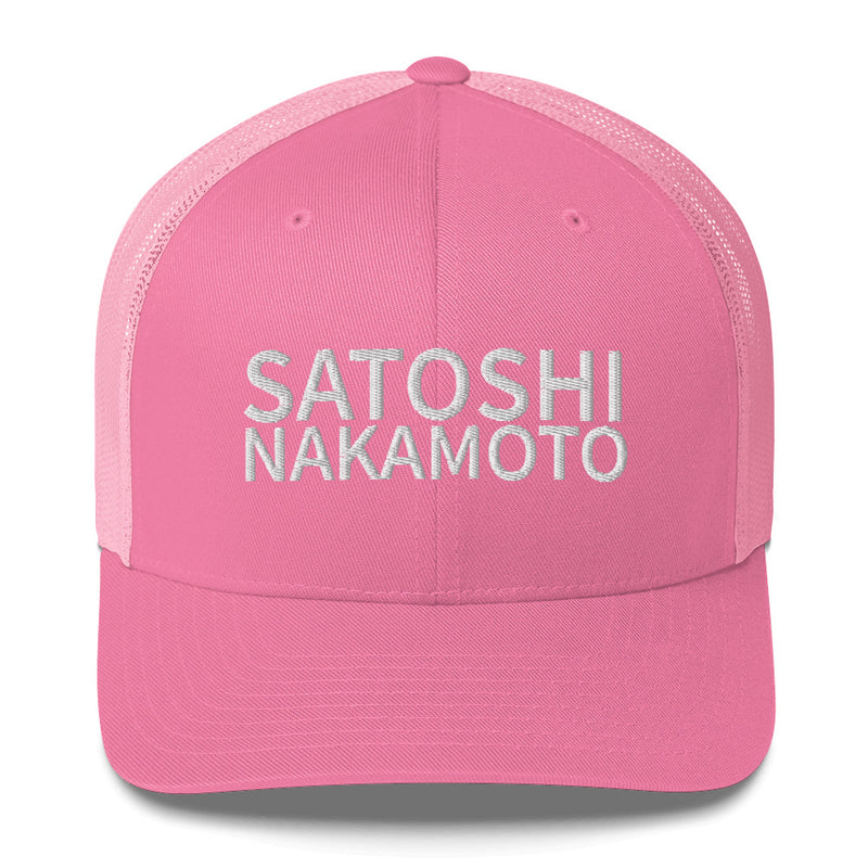 Satoshi Nakamoto Structured & Meshed Back Trucker Cap