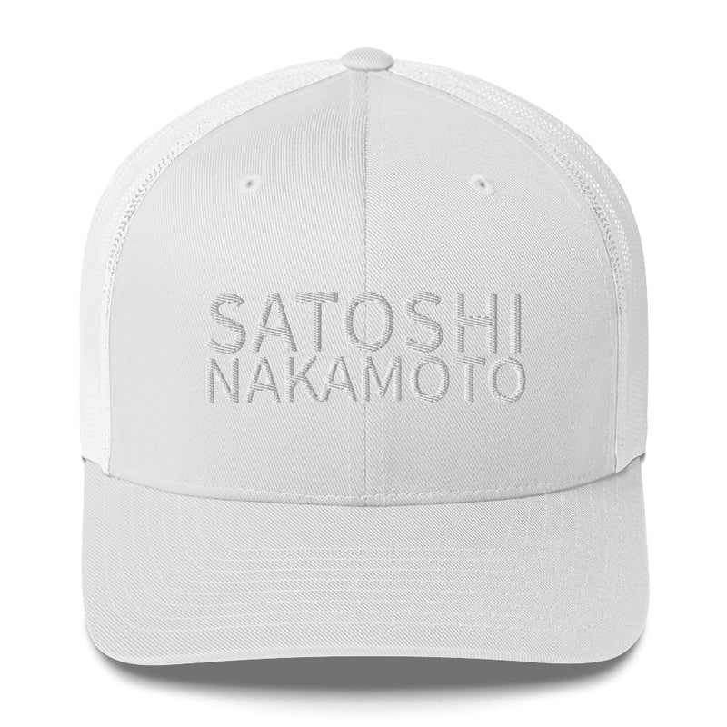 Satoshi Nakamoto Structured & Meshed Back Trucker Cap