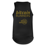 Bitcoin Runners Men’s Breathable Tank Top - Schwarz